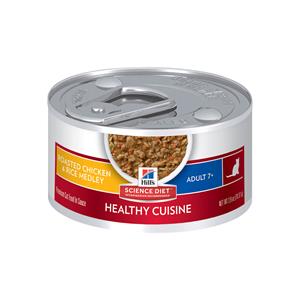 Hill's แมวแก่ 7+ สูตร Healthy Cuisine รสไก่ 2.8oz.