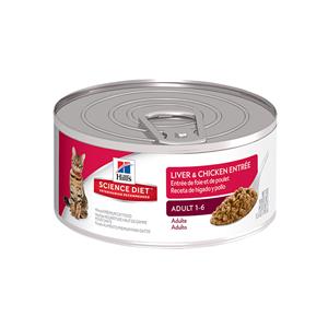 Hill's แมวดต สูตร Adult รสไก่ตับ 5.5oz.