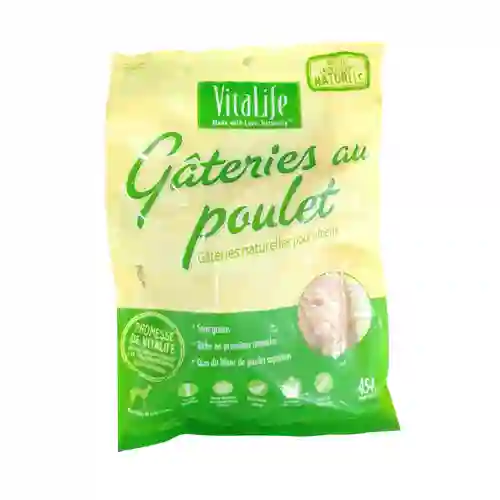 0772924500958 Vitalife ขนมสุนัข สูตร Chicken Tender 454ก. VTL ChickTender 454g\JV02 500 g. ไวต้าไลฟ์,ขนมสุนัข,สันใน,ไก่ชิ้น,jerky,ขนม,ขนมหมา,