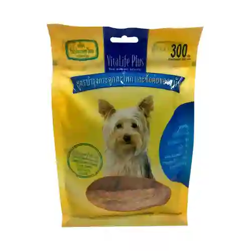0772924504369 Vitalife ขนมสุนัข สูตร Hips&Joints 300ก. VTL Hips&Joints300g\JV16 300 g. ไวต้าไลฟ์,ขนมสุนัข,สันใน,ไก่ชิ้น,jerky,ขนม,ขนมหมา,