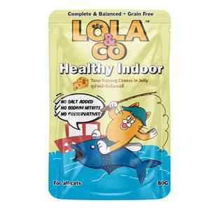 (โหล) 12x80ก. Lola&Co เพาซ์แมว สูตรIndoor