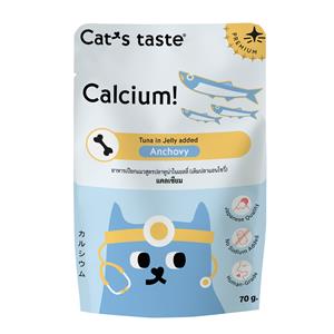 ( โหล) 70x12ก. Cat's Taste Healthy แมวโต สูตรทูน่าและแอนโชวี่