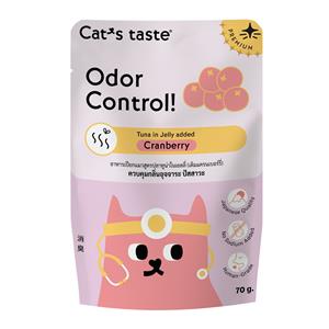 ( โหล) 70x12ก. Cat's Taste Healthy แมวโต สูตร Odor Control