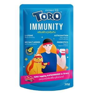 Toro เพาซ์แมว 70g. สูตร Immunity