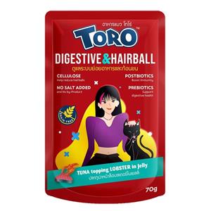 Toro เพาซ์แมว 70g. สูตร Hairball
