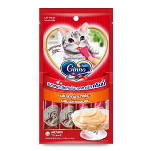 Ginno Creamy แมวเลีย รสทูน่ามากุโระแซลมอน