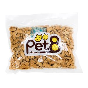 Pet8 ขนมสุนัข บิสกิต รสตับ 500ก.