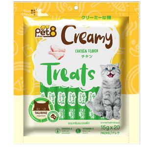 Pet8 Creamy แมวเลีย รสไก่