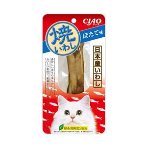 Ciao ยากิ ขนมแมว ปลาอิวาชิย่าง รสหอยเชลล์ 18ก. TSC-07