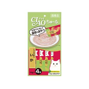 Ciao Churu แมวเลีย รสไก่และปลาหมึก 4x14ก. SC-79