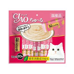 Ciao แมวเลีย รสทูน่าน้ำซุปญี่ปุ่น 20x14ก. SC-191