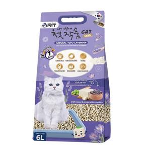 Two Two Pet ทรายแมวเต้าหู้ กลิ่นลาเวนเดอร์