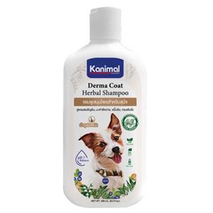 Kanimal Derma Coat Dog แชมพูสุนัข สูตร สมุนไพร