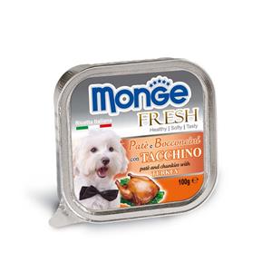 Monge ถาดสุนัข รสไก่งวง 100ก.
