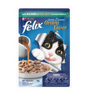 (โหล) 12x70ก. Felix เพาซ์แมว รสปลาทูเกรวี่