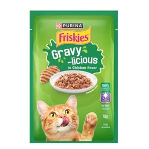 (โหล) 12x70ก. Friskies เพาซ์แมว รสไก่