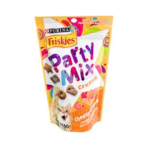 Party Mix ขนมแมว สูตรชีสซี่เครซ เหลือง 60ก.