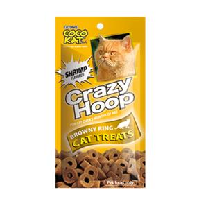 Cocokat Crazy Hoop ขนมแมว รสกุ้ง 35ก.