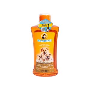 Bearing แชมพู สูตรสำหรับสุนัขขนสั้น น้ำตาล 300ซีซี