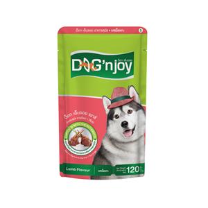 Dog'n Joy เพาซ์สุนัข รสแกะ 120ก.