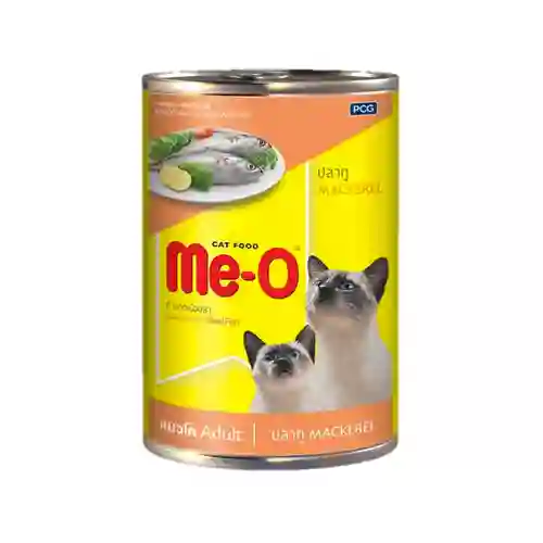 8850477000995 มีโอ แมว รสปลาทู 400g. มีโอ 400 ก.ส้ม\ปลาทู 400 g. meo,me-o,,กระป๋อง,กระป๋องแมว,กปแมว,กป,อาหารเปียก,can,โต,adult