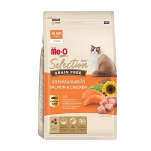 Me-o Gold Select แมวโต สูตรแซลมอนไก่ Grain Free