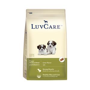 LuvCare ลูกสุนัข รสตับ พันธุ์กลาง