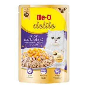 Me-o Delite เพาซ์แมว รสทูน่าชีสเกรวี่