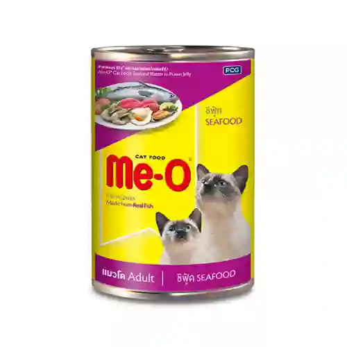 8850477515406 มีโอ แมว รสซีฟู้ด 400g. มีโอ 400 ก.ชมพู\ซีฟู้ด 400 g. meo,me-o,,กระป๋อง,กระป๋องแมว,กปแมว,กป,อาหารเปียก,can,โต,adult