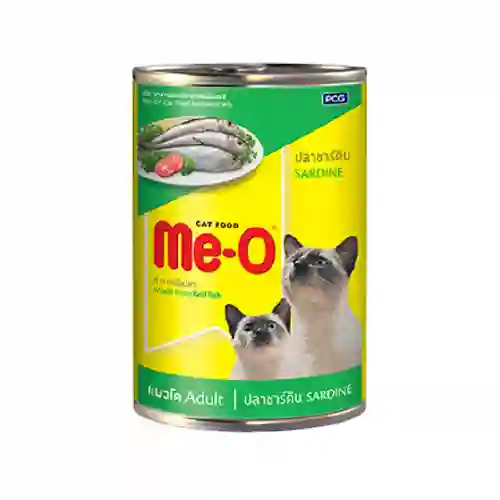 8850477516403 มีโอ แมว รสซาร์ดีน 400g. มีโอ 400 ก.เขียว\ซาร์ดีน 400 g. meo,me-o,,กระป๋อง,กระป๋องแมว,กปแมว,กป,อาหารเปียก,can,โต,adult
