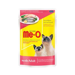 มีโอ เพาซ์แมว รสซาร์ดีนและปลากระพง 80ก.