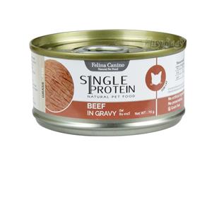 Felina Canino Single Protein แมวโต รสเนื้อเกรวี่ No.11