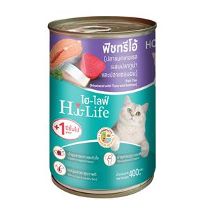 Hi-Life รสฟิชทรีโอ้ Fish Trio 400ก.