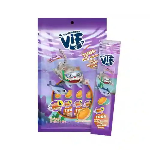 vif,แมวเลีย,ครีม,ขนมแมว,ทานเล่น,เลีย,creamy,cream