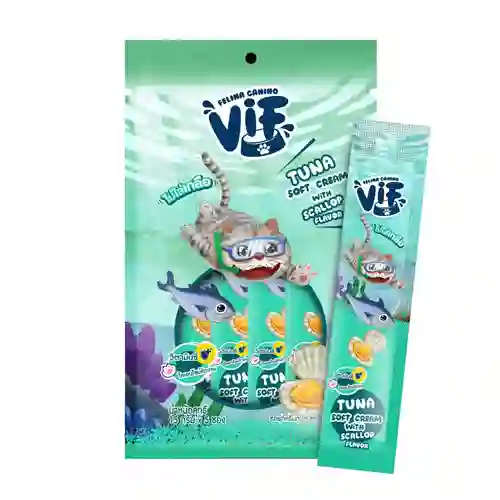 vif,แมวเลีย,ครีม,ขนมแมว,ทานเล่น,เลีย,creamy,cream