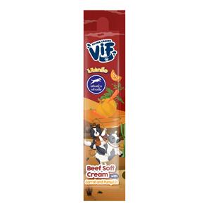 Vif Soft Cream ขนมหมาเลีย รสเนื้อวัวและแครอทฟักทอง