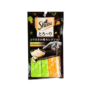 Sheba ชีบา เมลตี้ รสไก่ปลาเนื้อขาว 4x12ก.