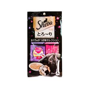 Sheba ชีบา เมลตี้ รสทูน่าแซลมอน 4x12ก.