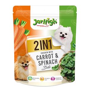 Jerhigh 2in1 ชิคแครอทผักโขม 225g.