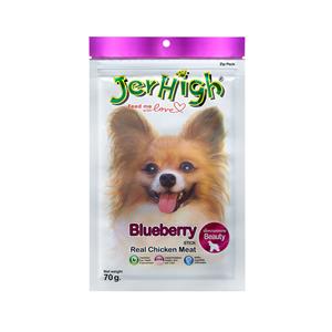Jerhigh ขนมสุนัข รสบลูเบอร์รี 70ก.