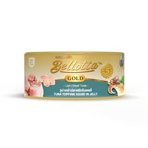 Bellotta Gold แมว รสทูน่าปลาหมึกเยลลี่ 85ก.