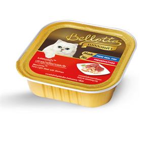 Bellotta ถาดแมว รสทุน่ากุ้ง 80ก.