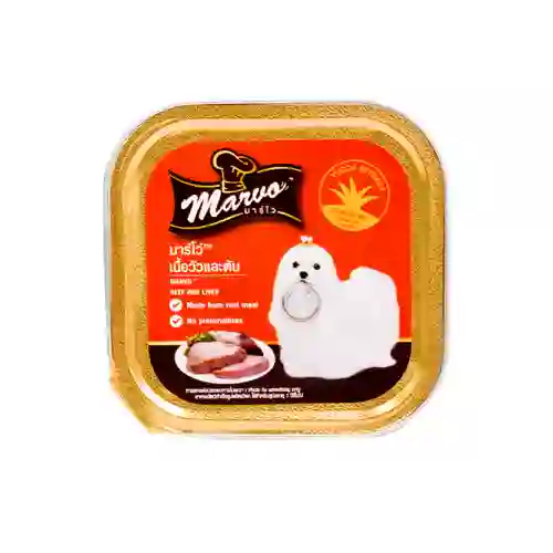 มาร์โว่,ถาดสุนัข,วัว,ตับ,ส้ม,มาโว่,มารโว่,มารโว,มาร์โว,อาหารเปียก,ถ้วย,tray,เทร,เท,ถาดหมา,อาหาเปียกหมา,อาหารเปียกสุนัข,อาหารเปียกหมา