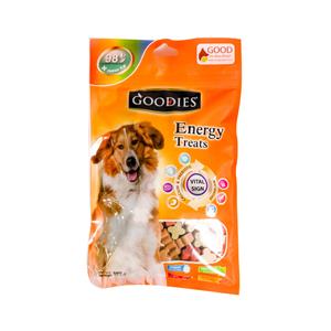 Goodies  ขนมขัดฟันสุนัขเกลียวคละสี 500 ก.
