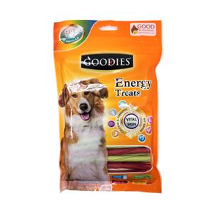 Goodies  ขนมขัดฟันสุนัข เกลียวคละสี 500 ก.