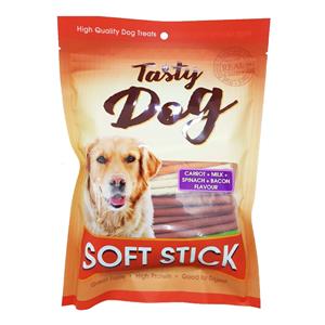 Pet8 Stick ขนมสุนัข รสแครอทนมผักเบคอน JST20 500ก.