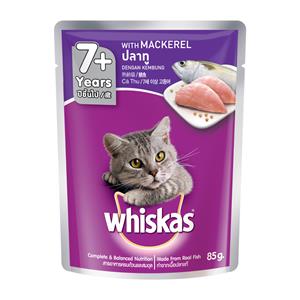 วิสกัส เพาซ์แมวแก่ รสปลาทู 7+ 85ก.