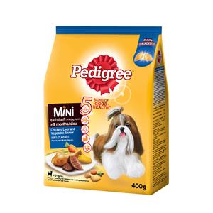 Pedigree สุนัขโต รสไก่ตับ เม็ดเล็ก