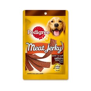 Pedigree Meat Jerky ขนมสุนัข แบบแผ่น รสตับ 80ก.