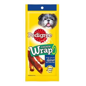 Pedigree Chicken Wrap ชิคเก้นแรป ขนมสุนัข รสไก่ 25ก.